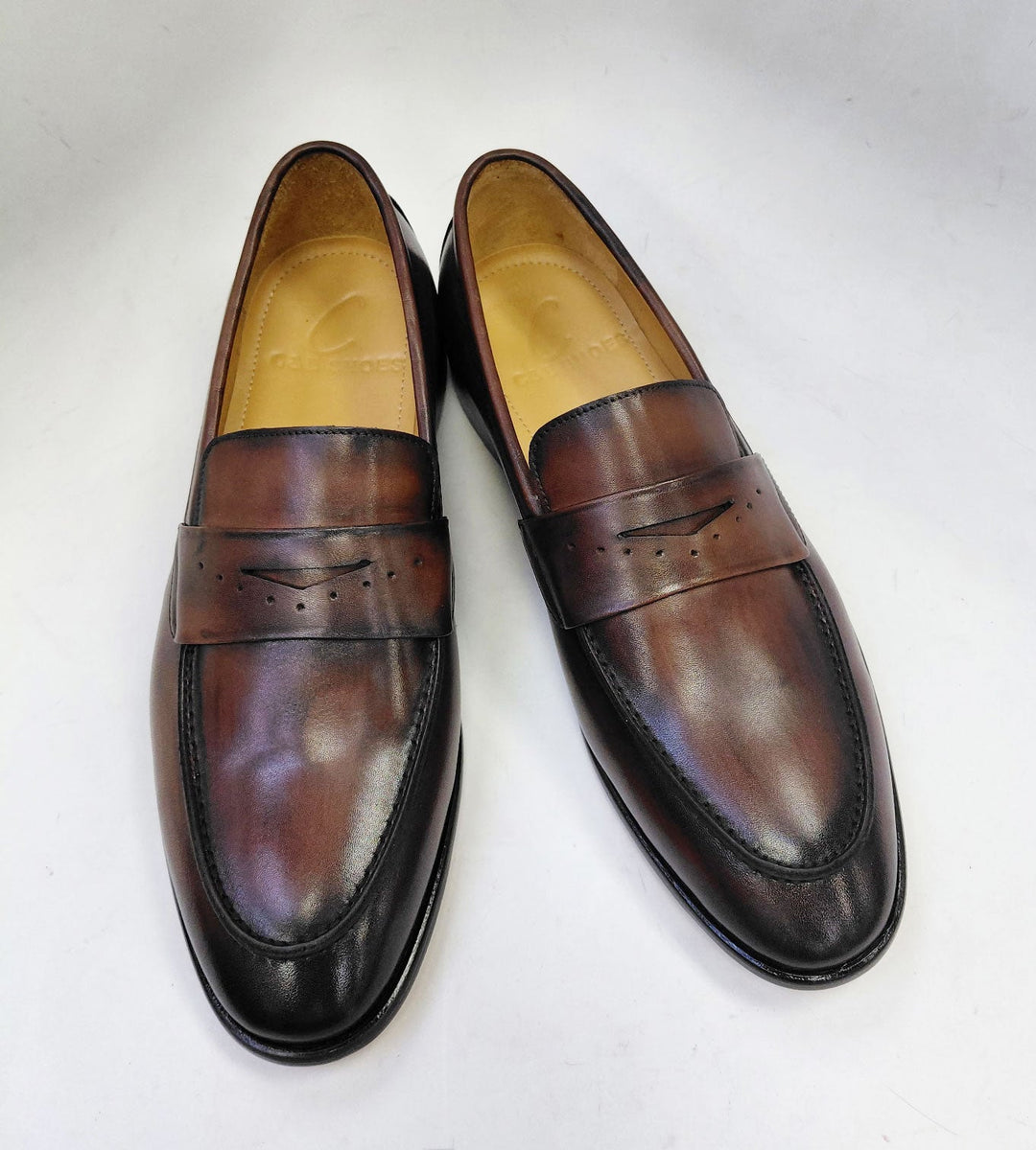 C Collection Calfskin Penny Loafer - Brown