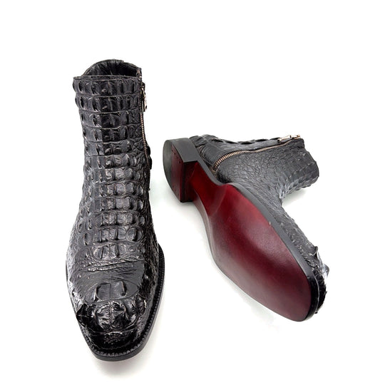 Maurice El Paso Hornback Alligator Boot Black