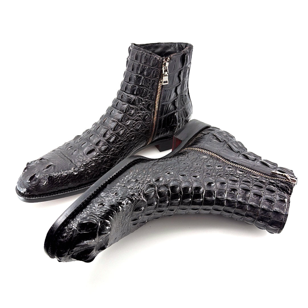 Maurice El Paso Hornback Alligator Boot Black