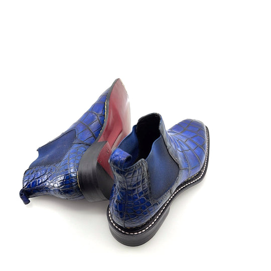 Maurice New York Custom Alligator Boot - Blue