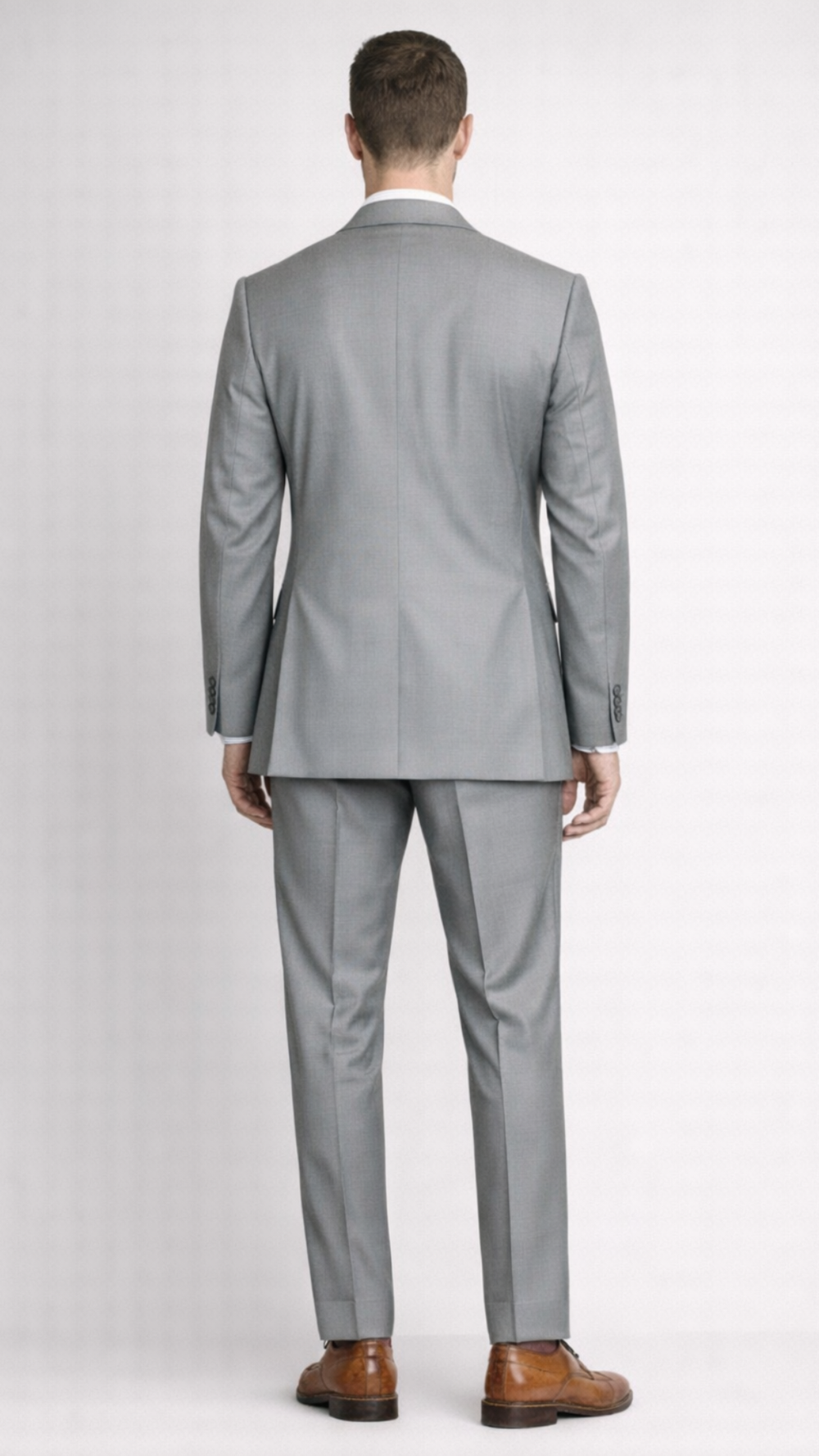 BlackCowboyBrand Oceanic Sage Double Breasted Super 220 Wool Suit with Double Vents