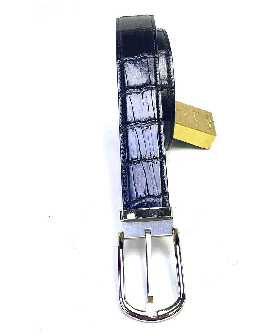 Maurice Custom Alligator Belt - Black