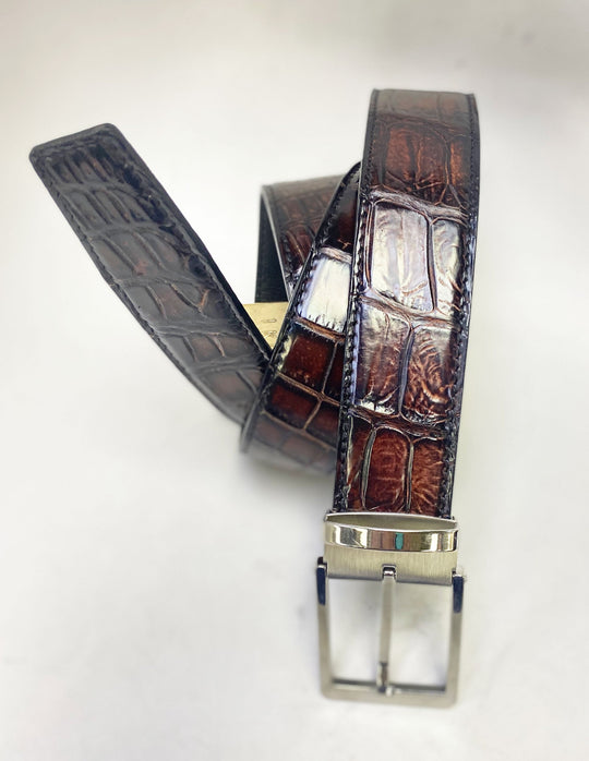 Maurice Custom Alligator Belt - Brown