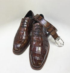 Maurice Custom Alligator Belt - Brown