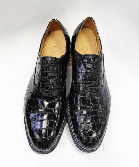 Maurice Cleveland Custom Made Alligator Oxford - Black