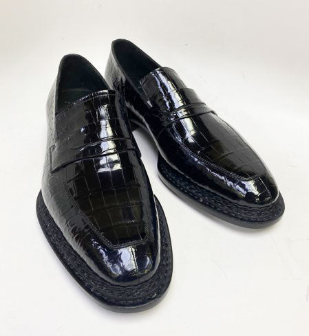 Maurice Hero Alligator Shoe Black