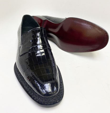 Maurice Hero Alligator Shoe Black