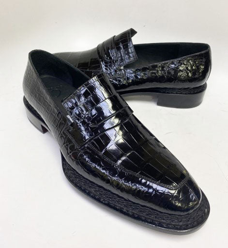 Maurice Hero Alligator Shoe Black