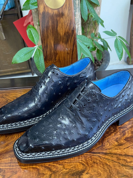 Maurice Ostrich Lover Oxford - Navy