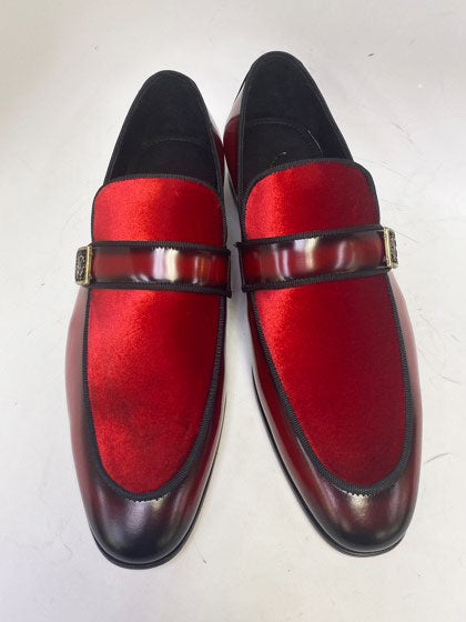 C Collection Leather Loafer - Red