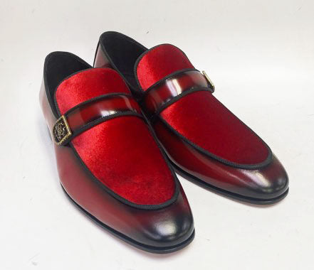 C Collection Leather Loafer - Red