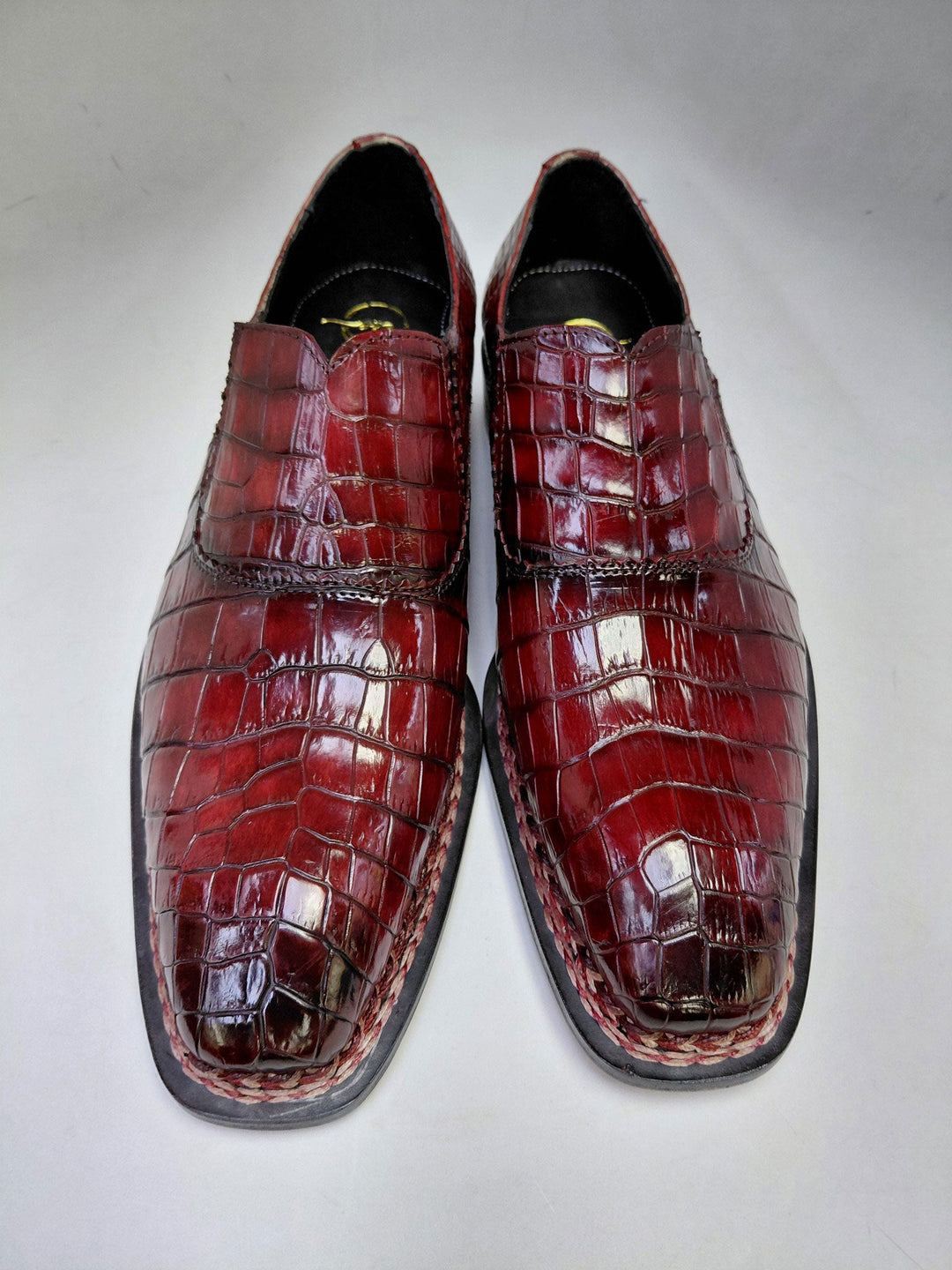 Maurice San Francisco Custom Made Alligator Shoe - Burgundy
