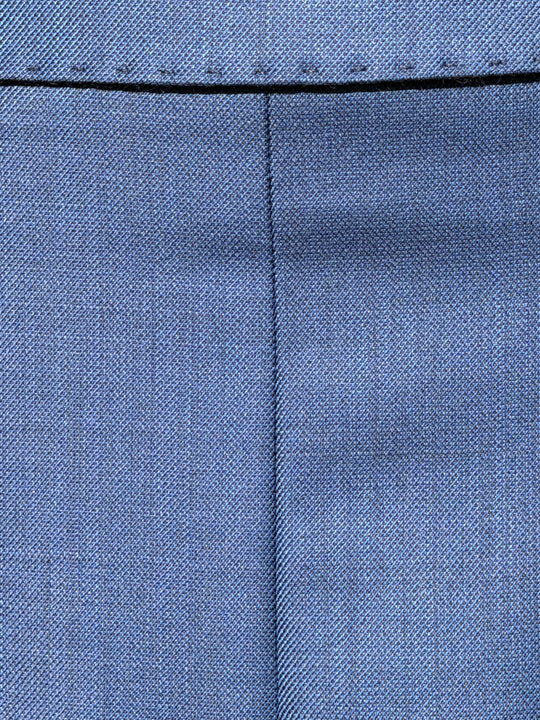 BlackCowboyBrand Blue Emozione Single Breasted Super 220 Wool Suit with Single Vent