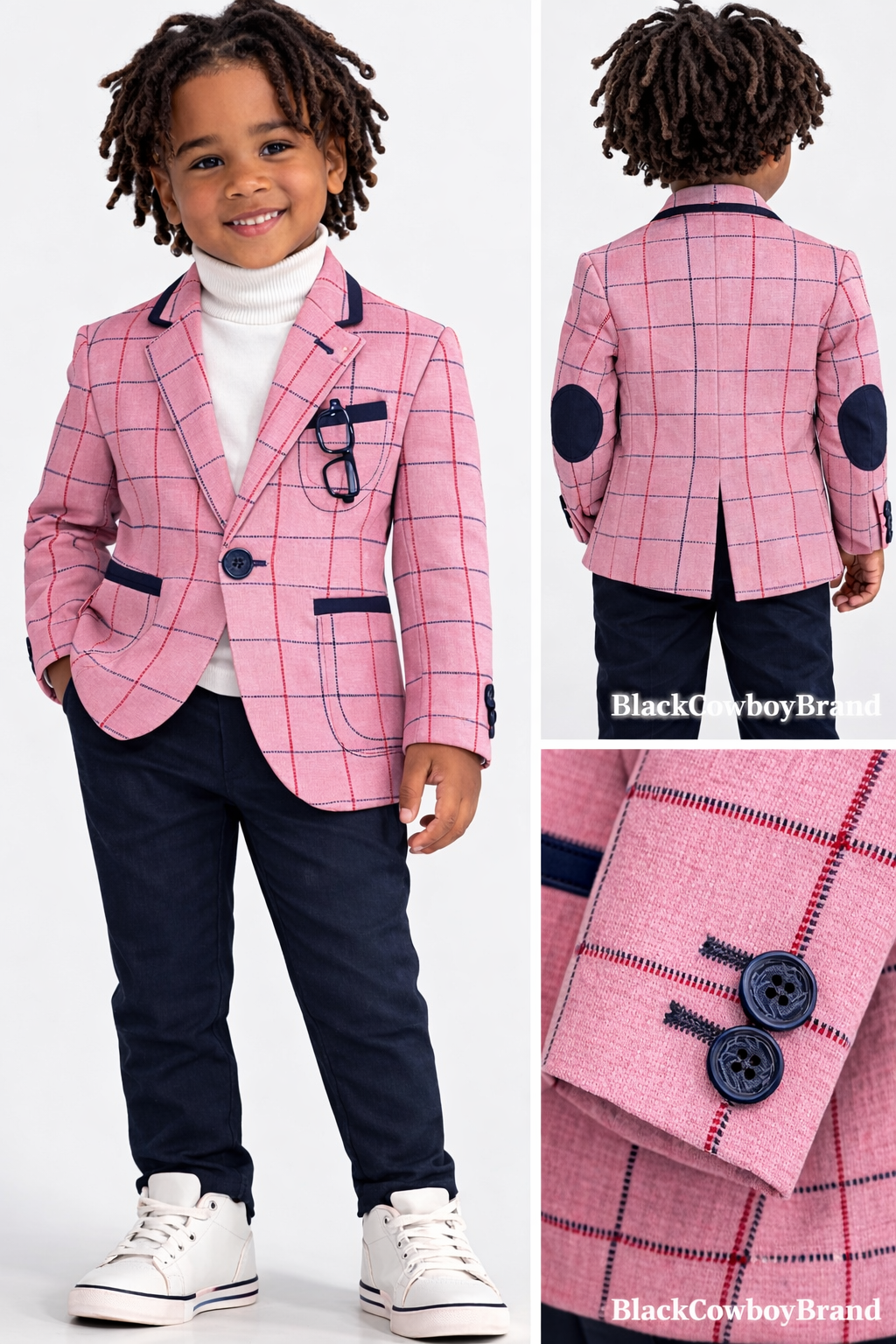 Rose Salmon Wave & Midnight Blue Sea Current Sport Ensemble