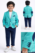 Deep Teal Ocean & Midnight Blue Sea Current Sport Ensemble