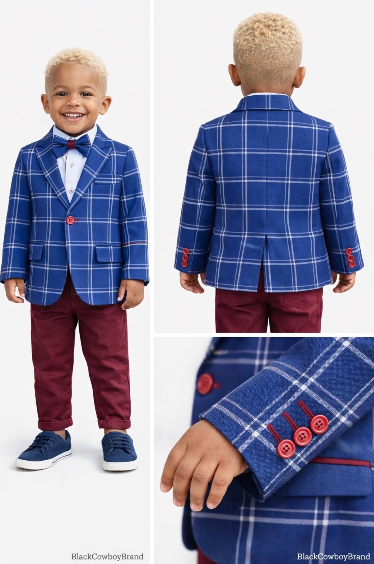Blue Sea Window Pane & Crimson Tide Sport Ensemble